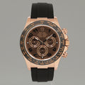 MINT 2020 Rolex 116515LN Daytona Oysterflex Chocolate Arabic Ceramic Rose Gold Watch