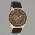 MINT 2020 Rolex 116515LN Daytona Oysterflex Chocolate Arabic Ceramic Rose Gold Watch