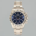 STICKERS NEW PAPERS Rolex Daytona Blue Dial Chronograph 116509 White Gold Watch Box