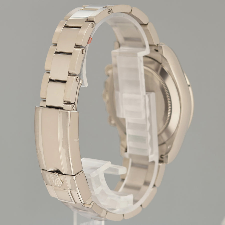 STICKERS NEW PAPERS Rolex Daytona Blue Dial Chronograph 116509 White Gold Watch Box