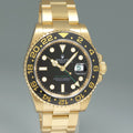 2014 MINT PAPERS Rolex GMT-Master 2 Ceramic Black 116718 Yellow Gold 40mm Watch Box