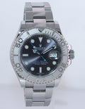 MINT PAPERS Rolex Yacht-Master 116622 Rhodium Steel Platinum Blue 40mm Watch Box