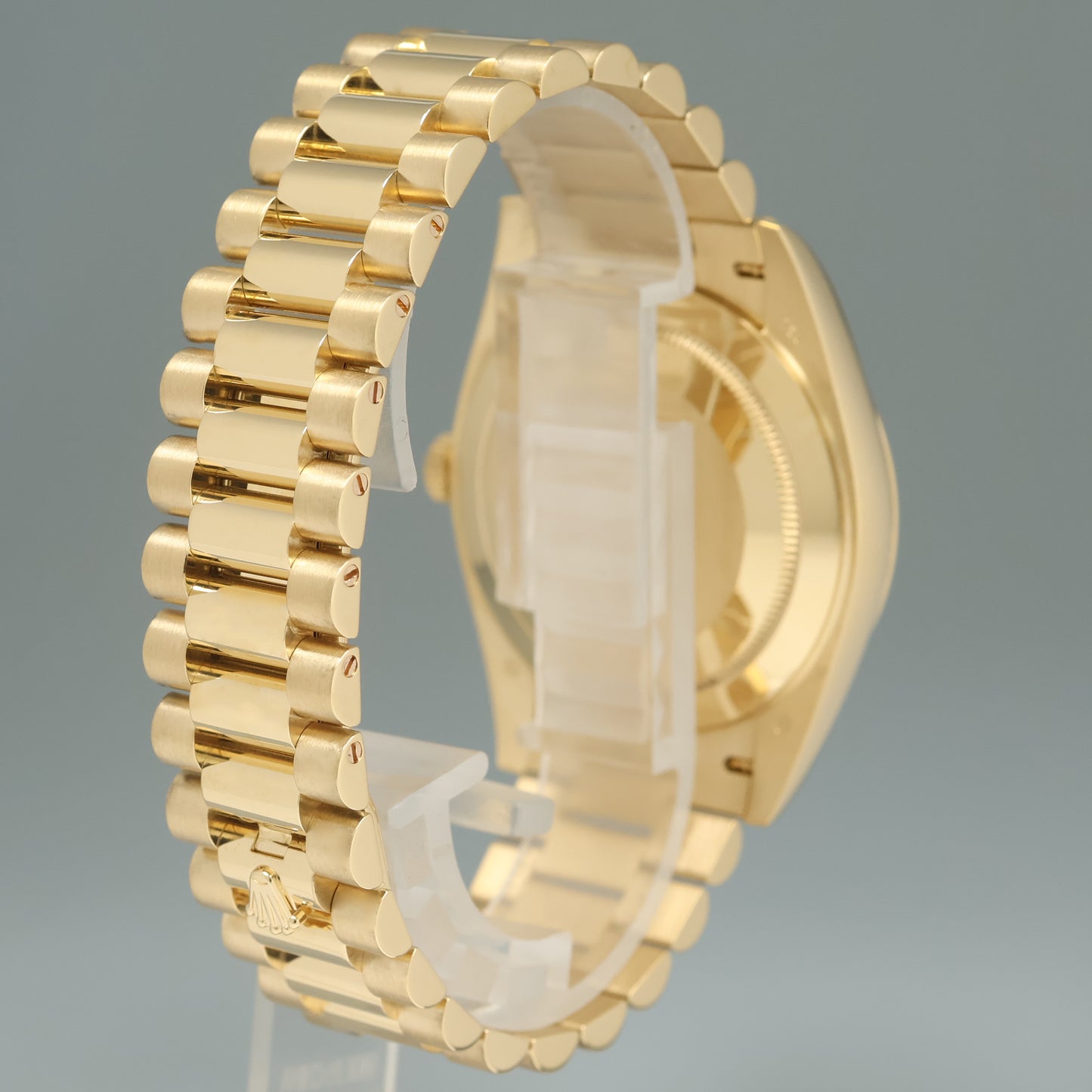MINT PAPERS Rolex Day-Date 40 President 228238 Silver Stick Gold Watch Box