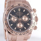 2017 MINT Rolex Daytona Cosmograph Rose Gold 116505 Black Chronograph Watch Box