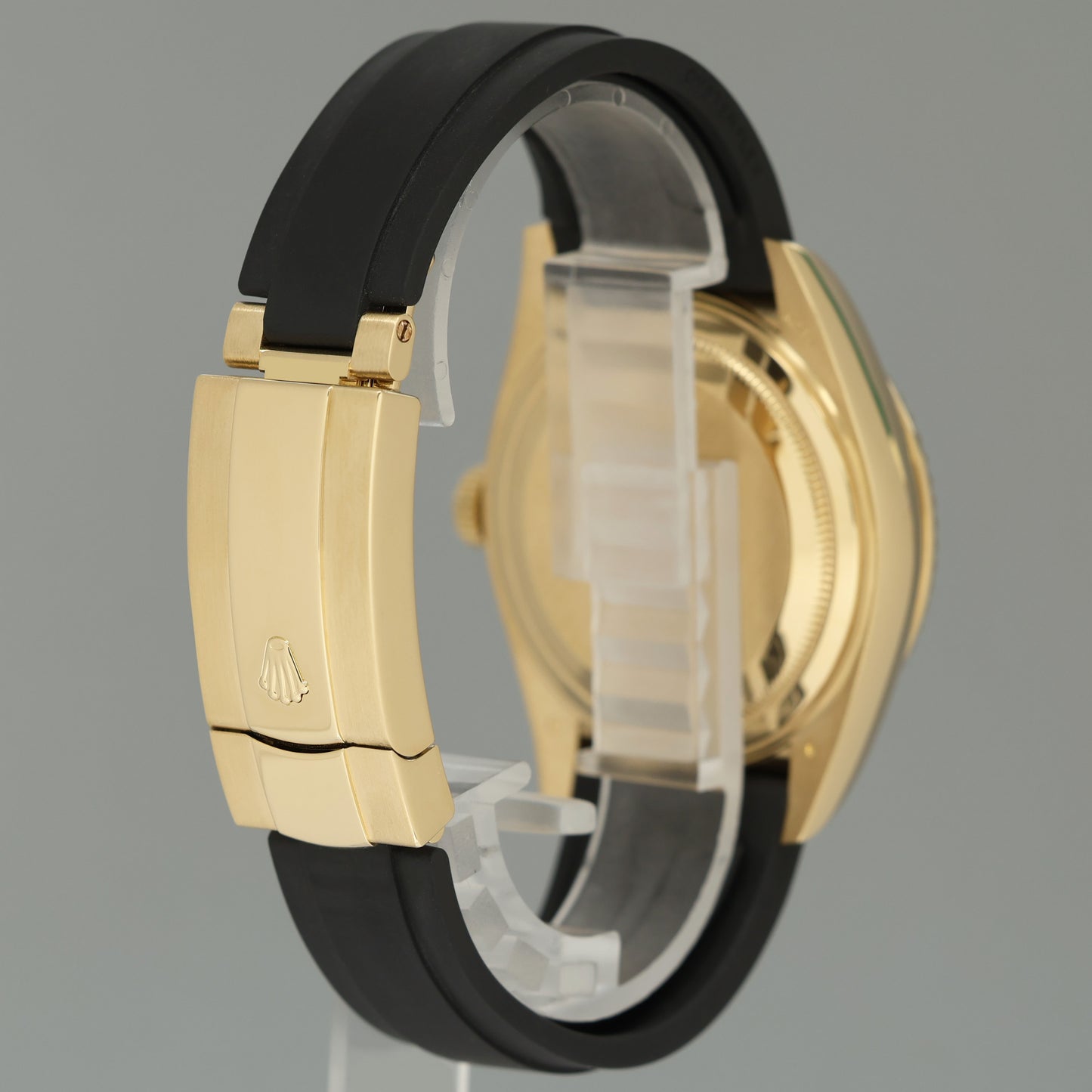 2023 MINT Rolex Sky-Dweller Yellow Gold Black Oysterflex 336238 Watch Box