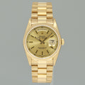 MINT Rolex President Day Date Champagne 18238 Double Quick Set Yellow Gold Watch Box