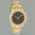2014 MINT Rolex Daytona 116528 Black Chrono Yellow Gold 40mm Watch Box