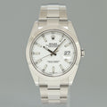 2022 MINT Rolex DateJust 41 Steel 126300 White Stick Oyster 41mm Watch Box
