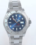 2021 NEW Papers 126622 Rolex Yacht-Master Steel Platinum Blue 40mm Watch Box