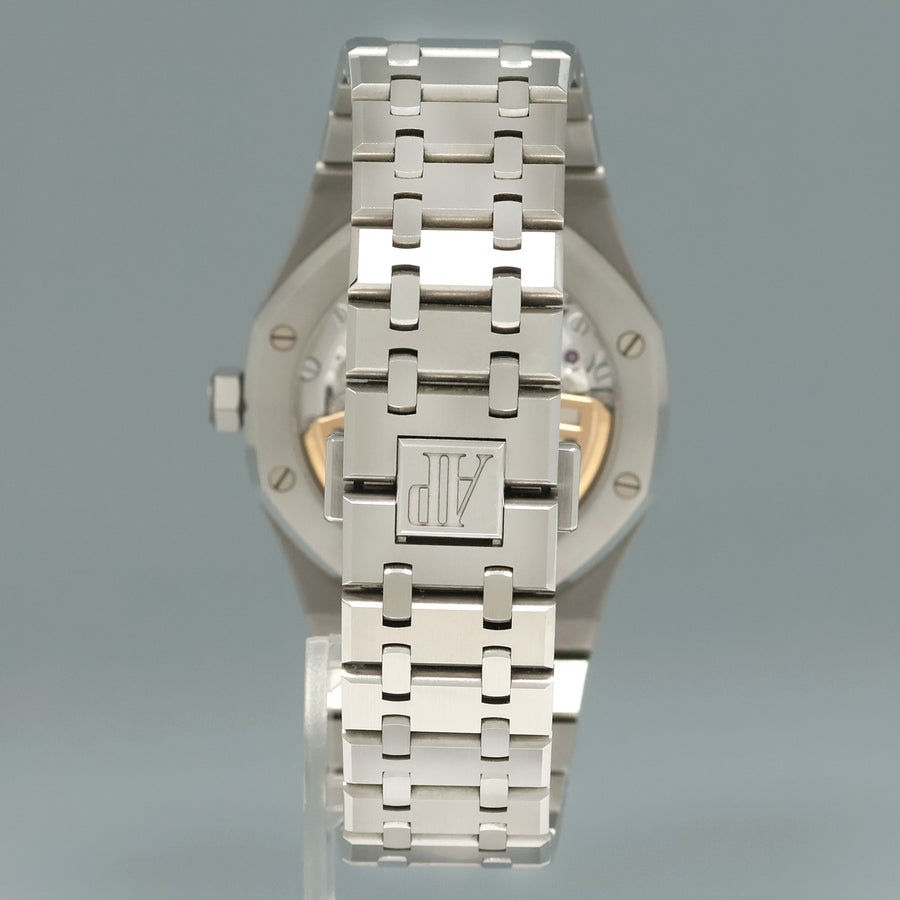 2022 MINT Papers 15500ST Audemars Piguet Royal Oak 41mm Steel Grey Watch Box