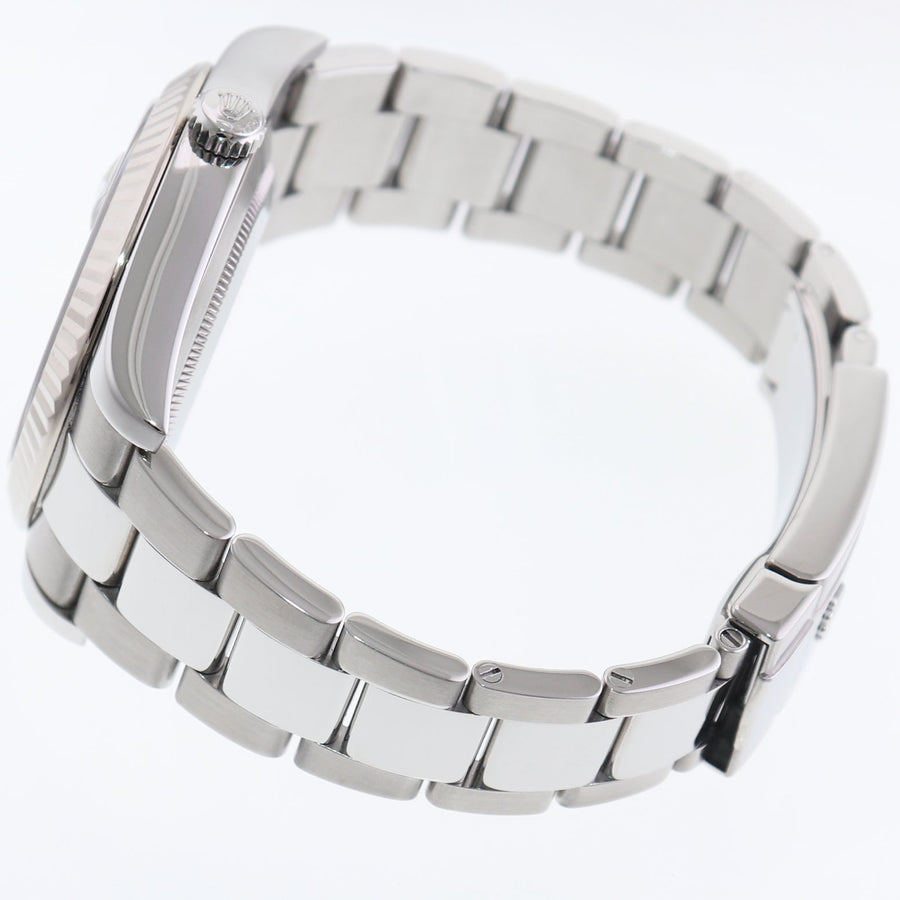 PAPERS MINT Rolex DateJust 2 Wimbledon White Gold Fluted Bezel 116334 Watch Box