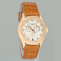 PAPERS MINT Patek Philippe Rose Gold Annual Calendar 5035R White Roman 37mm Watch