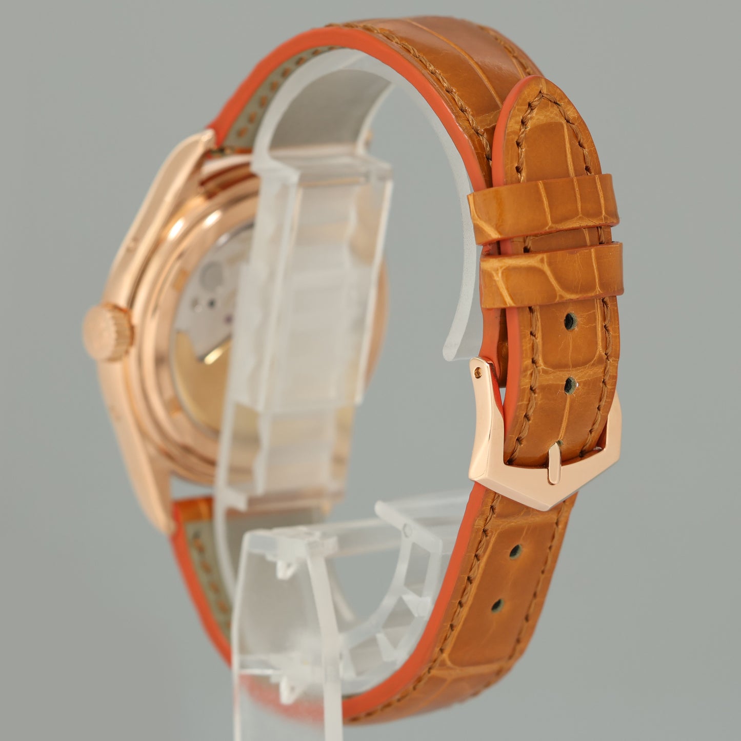 PAPERS MINT Patek Philippe Rose Gold Annual Calendar 5035R White Roman 37mm Watch