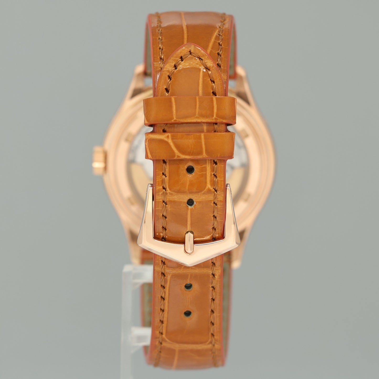 PAPERS MINT Patek Philippe Rose Gold Annual Calendar 5035R White Roman 37mm Watch