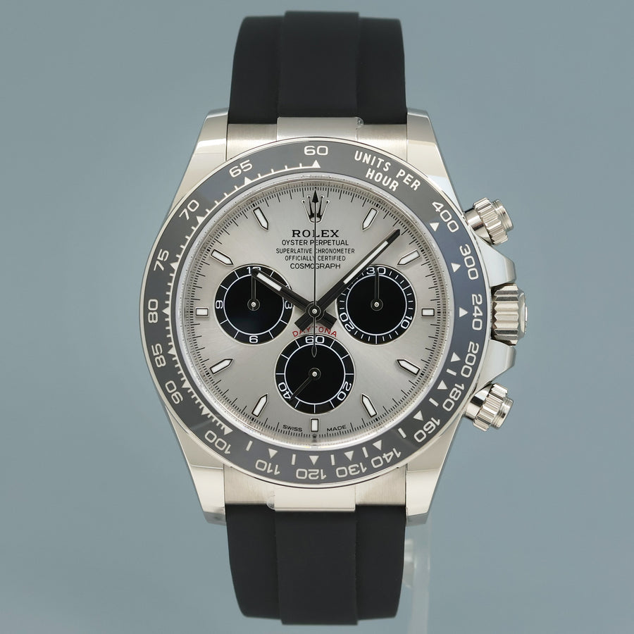 2026 NEW PAPERS Rolex Daytona White Gold 126519LN Ceramic Ghost Watch Box
