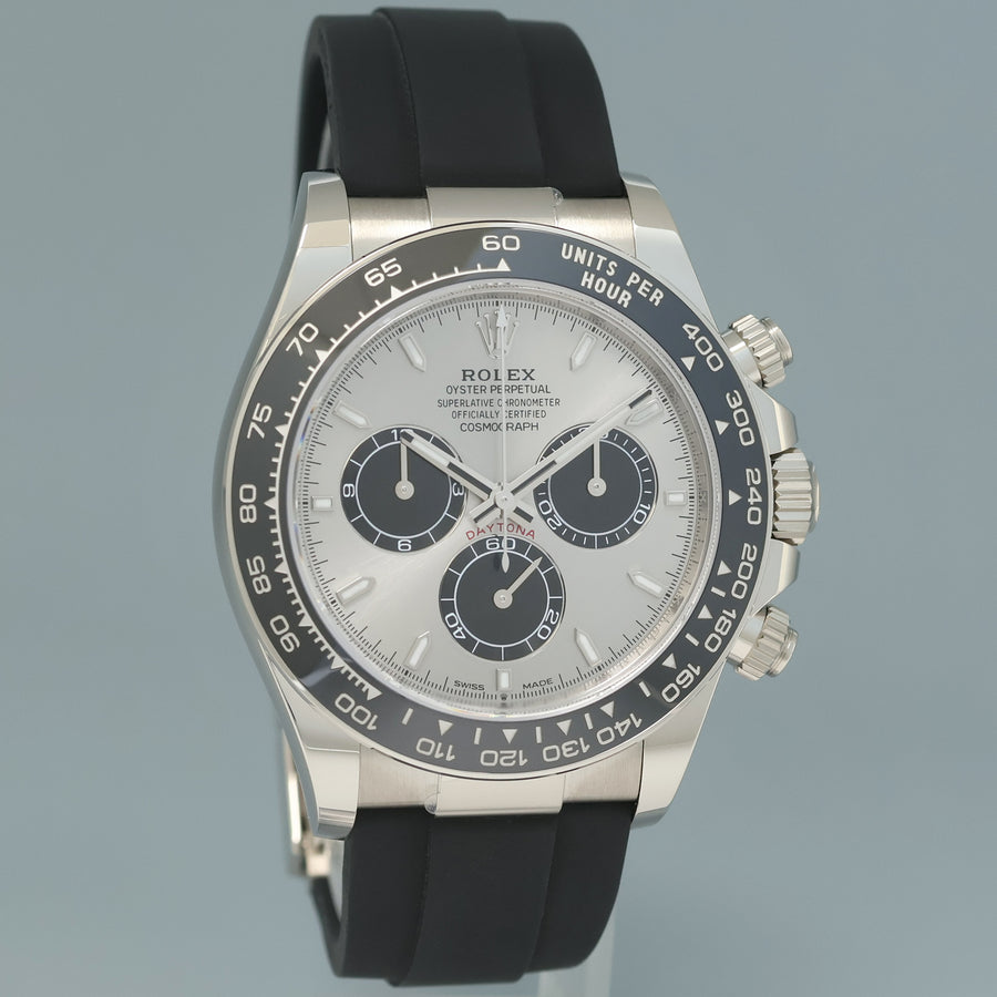 2026 NEW PAPERS Rolex Daytona White Gold 126519LN Ceramic Ghost Watch Box