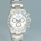 2005 MINT PAPERS Rolex Daytona 116520 White Dial Chronograph Steel 40mm Watch Box