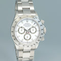2010 MINT 116520 Rolex Daytona White Dial Chronograph Steel 40mm Watch Box