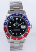 MINT Rolex GMT-Master II Pepsi Blue Red Steel 16700 40mm Watch Box