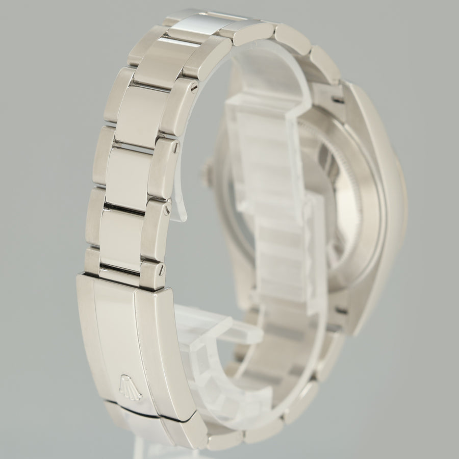 2019 MINT Rolex DateJust 41 Black Stick Oyster White Gold Fluted 126334 Watch Box