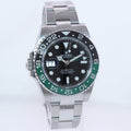 2026 NEW PAPERS Rolex 126720VTNR GMT-Master II Sprite Green Black Oyster Steel Watch