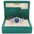 MINT 2023 Rolex DateJust 41 Blue Motif Stick Jubilee Fluted 126334 Watch Box