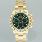 STICKERS NEW PAPERS Rolex Daytona 116508 Green Yellow Gold Chrono Watch Box