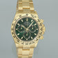 STICKERS NEW PAPERS Rolex Daytona 116508 Green Yellow Gold Chrono Watch Box