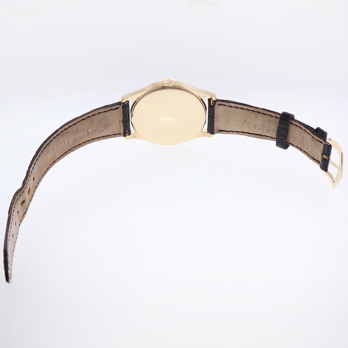 MINT 5196J Patek Philippe 37mm Yellow Gold Calatrava Leather Watch Box