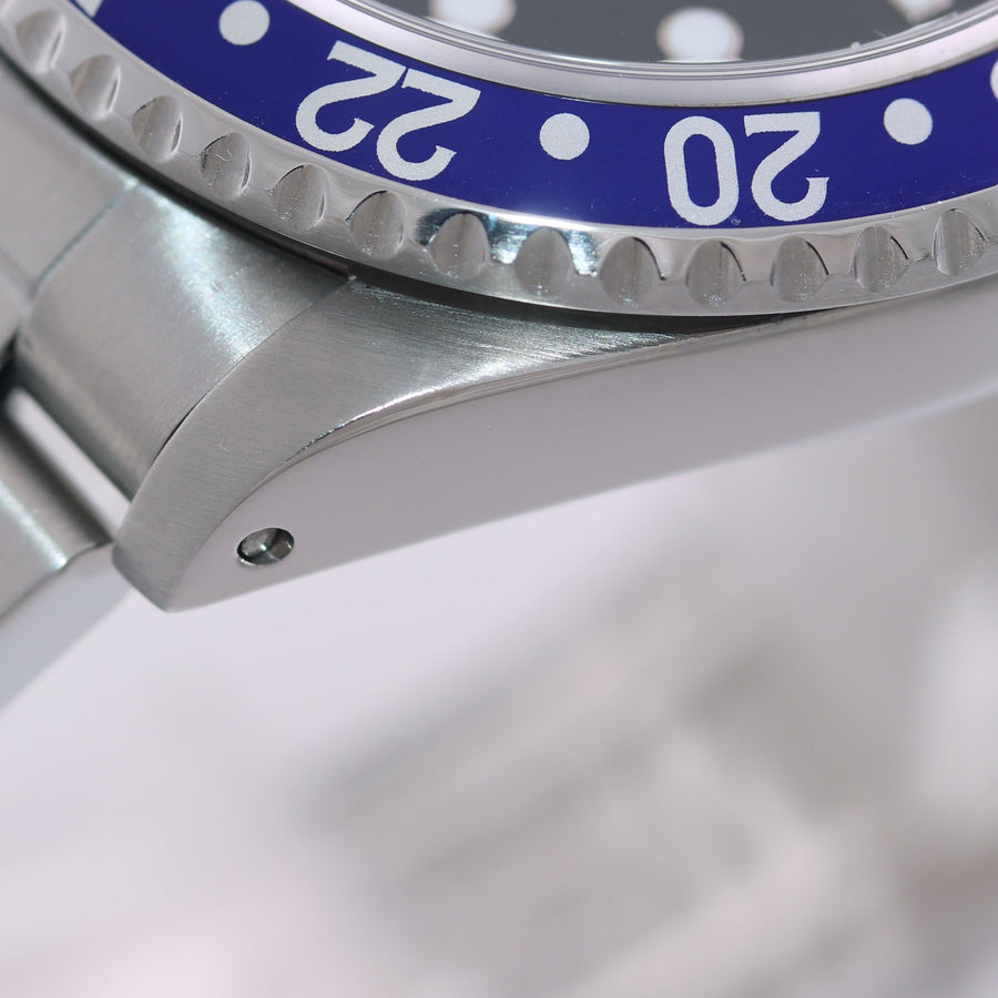 MINT Rolex GMT-Master II Pepsi Blue Red Steel 16700 40mm Watch Box