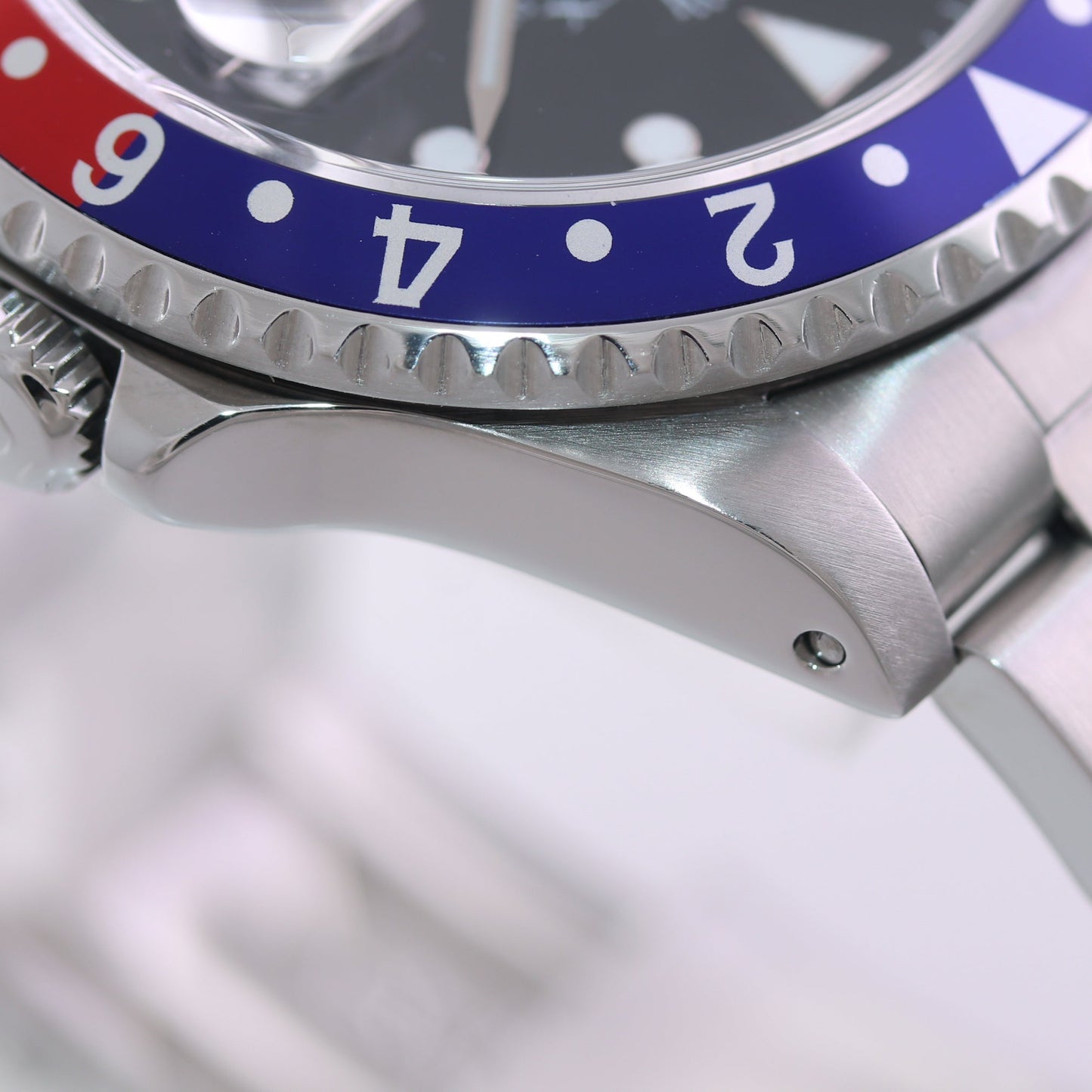 MINT Rolex GMT-Master II Pepsi Blue Red Steel 16700 40mm Watch Box