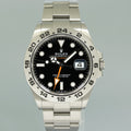2023 MINT Rolex Explorer II 42mm 226570 Black Dial Steel Date Watch Box