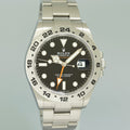 2023 MINT Rolex Explorer II 42mm 226570 Black Dial Steel Date Watch Box
