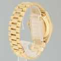 PAPERS MINT Rolex President Day-Date Champagne Roman 18038 Quickset Gold Watch