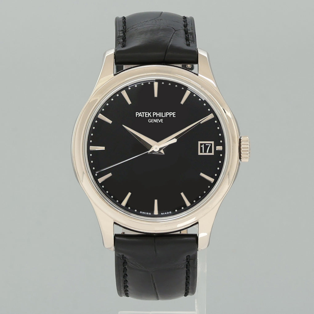 MINT Patek Philippe 5227G 39mm White Gold Black Dial Leather Watch Box