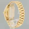 MINT Rolex President Day Date 18038 Yellow Gold Champagne Quickset Watch