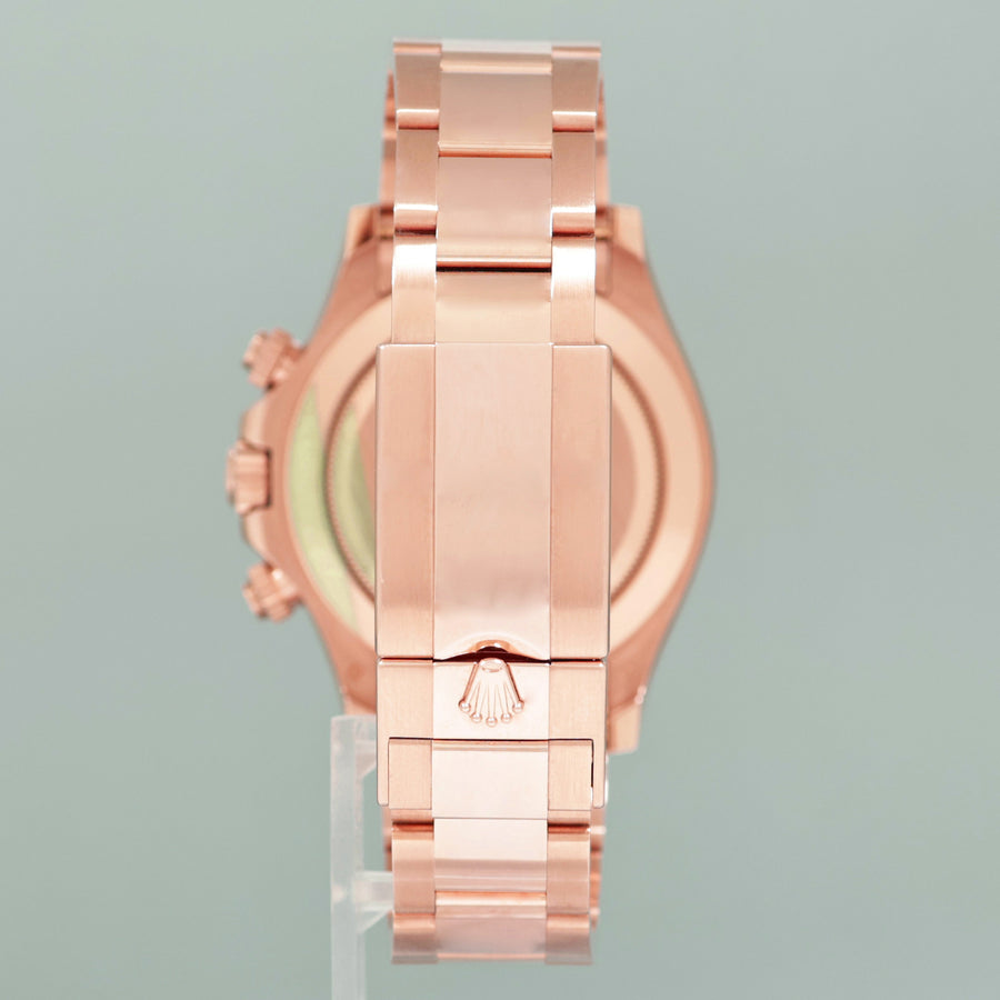 PAPERS 2019 RSC MINT Rolex Daytona Cosmograph Rose Gold Black 116505 Watch Box