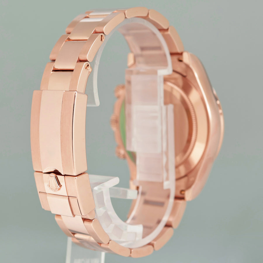 PAPERS 2019 RSC MINT Rolex Daytona Cosmograph Rose Gold Black 116505 Watch Box