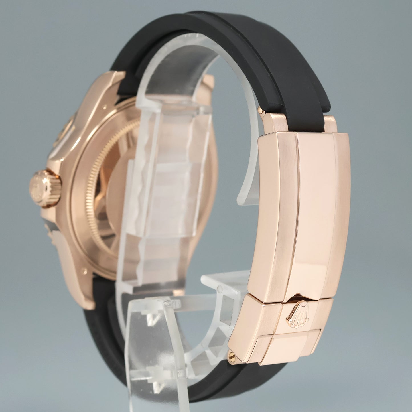 2021 NEW PAPERS Rolex Yacht-Master 126655 Everose 40mm Oysterflex Watch Box