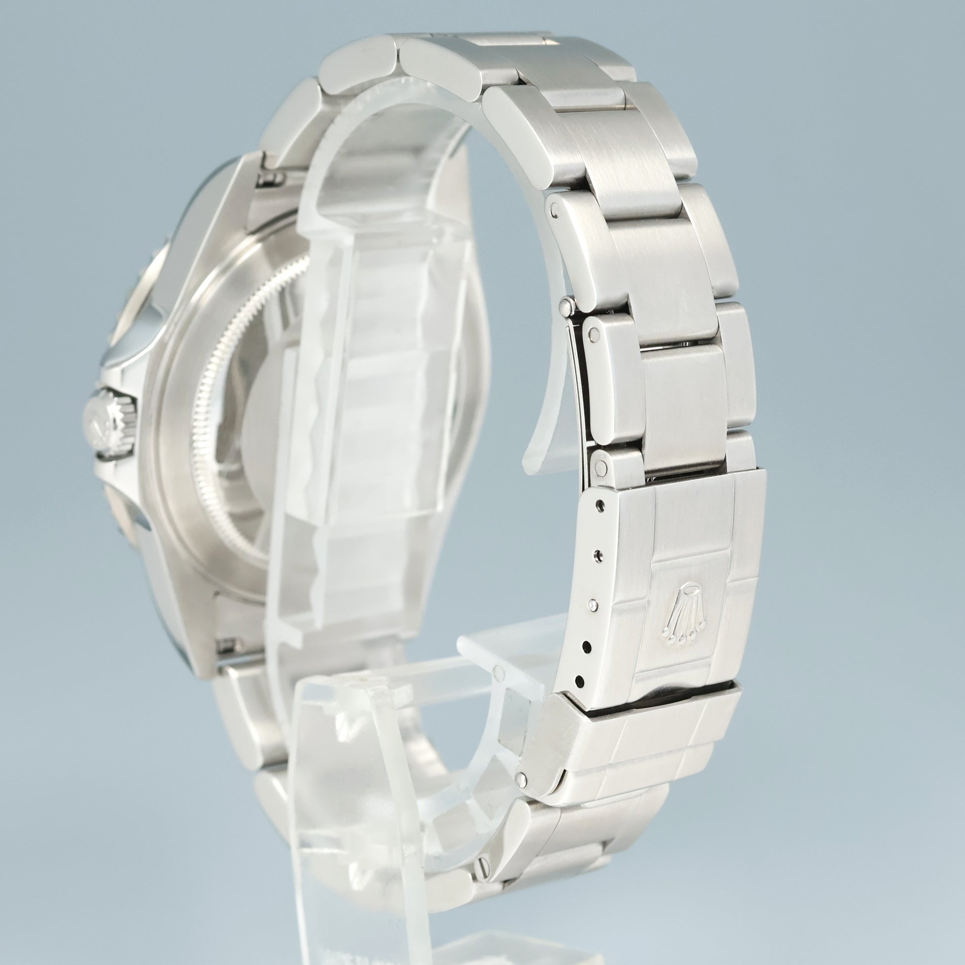 2002 MINT Rolex GMT-Master II 2 Pepsi 40mm Steel 16710 NO HOLES