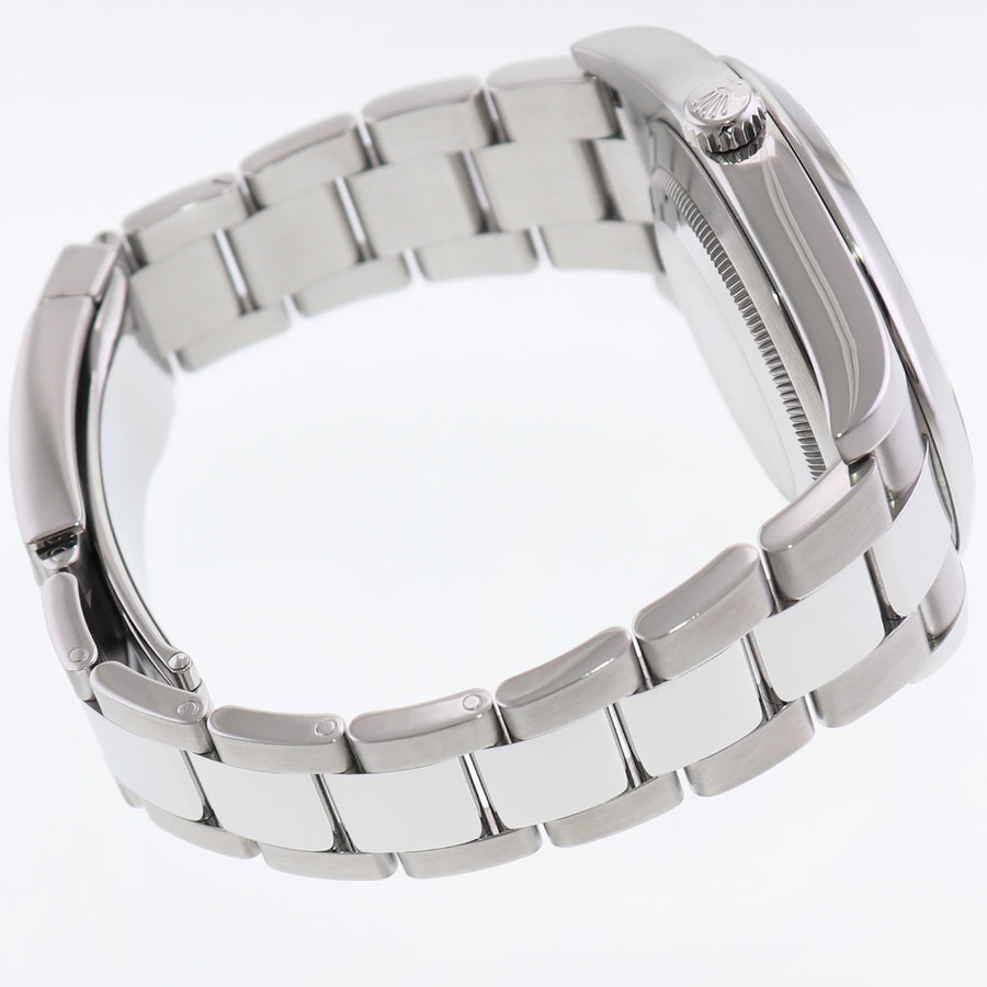 2014 PAPERS MINT Rolex DateJust II 116300 Silver Blue Arabic Dial Stainless Steel 41mm Watch