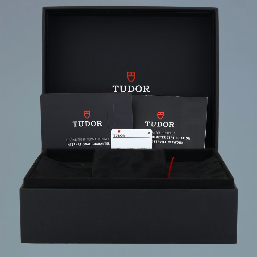 SEPT 2024 PAPERS Tudor Black Bay 79640 Steel Jubilee Red 41mm Watch Box
