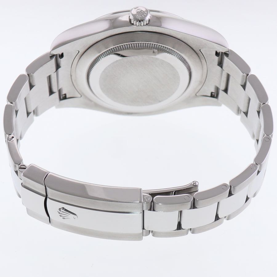 2014 PAPERS MINT Rolex DateJust II 116300 Silver Blue Arabic Dial Stainless Steel 41mm Watch