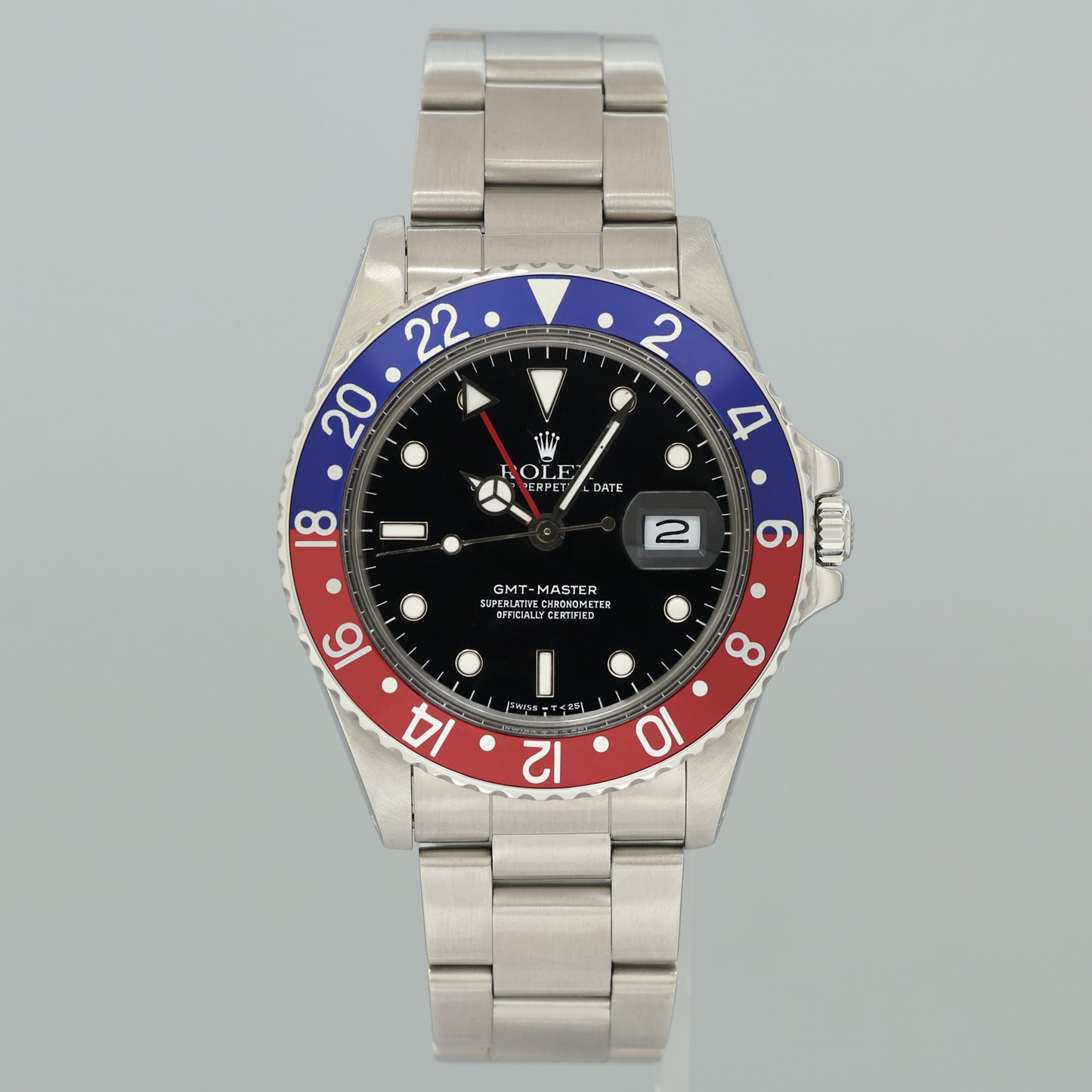 1988 MINT Rolex GMT-Master Pepsi Blue Red 40mm Steel 16750 Watch Box
