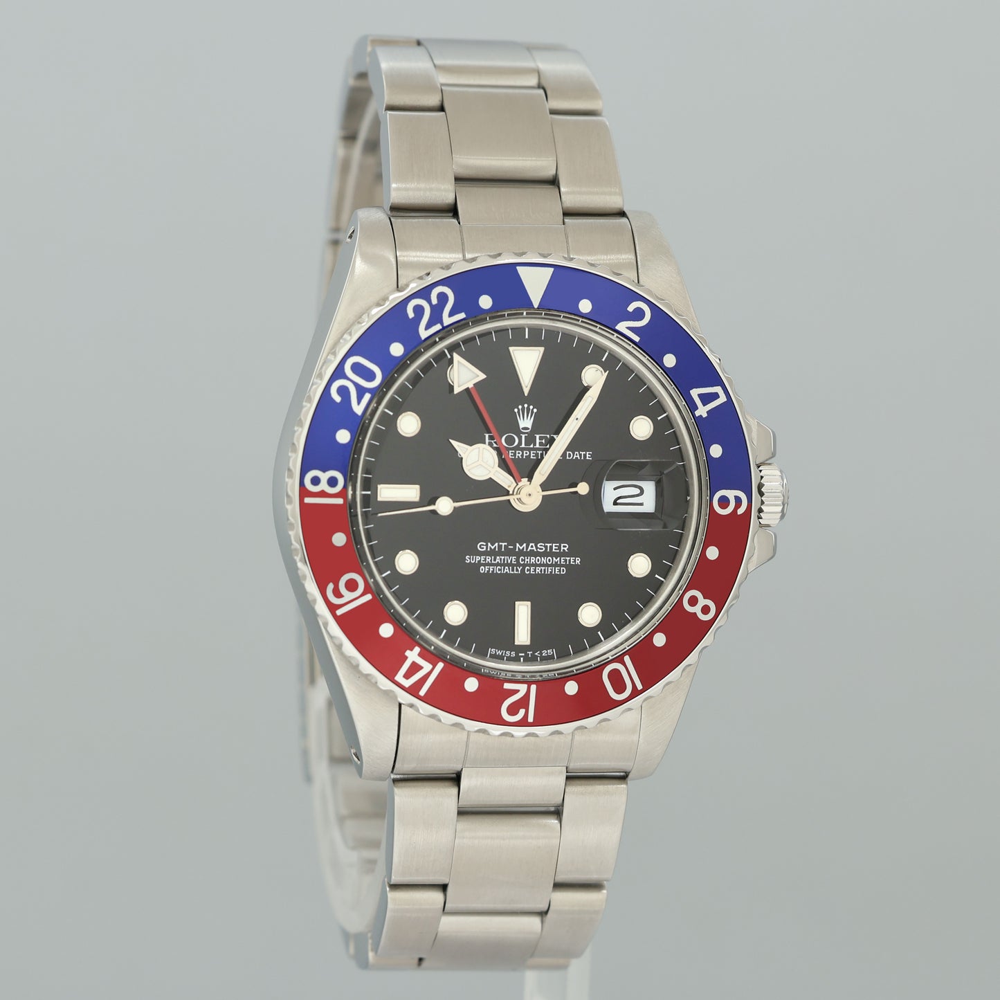 1988 MINT Rolex GMT-Master Pepsi Blue Red 40mm Steel 16750 Watch Box