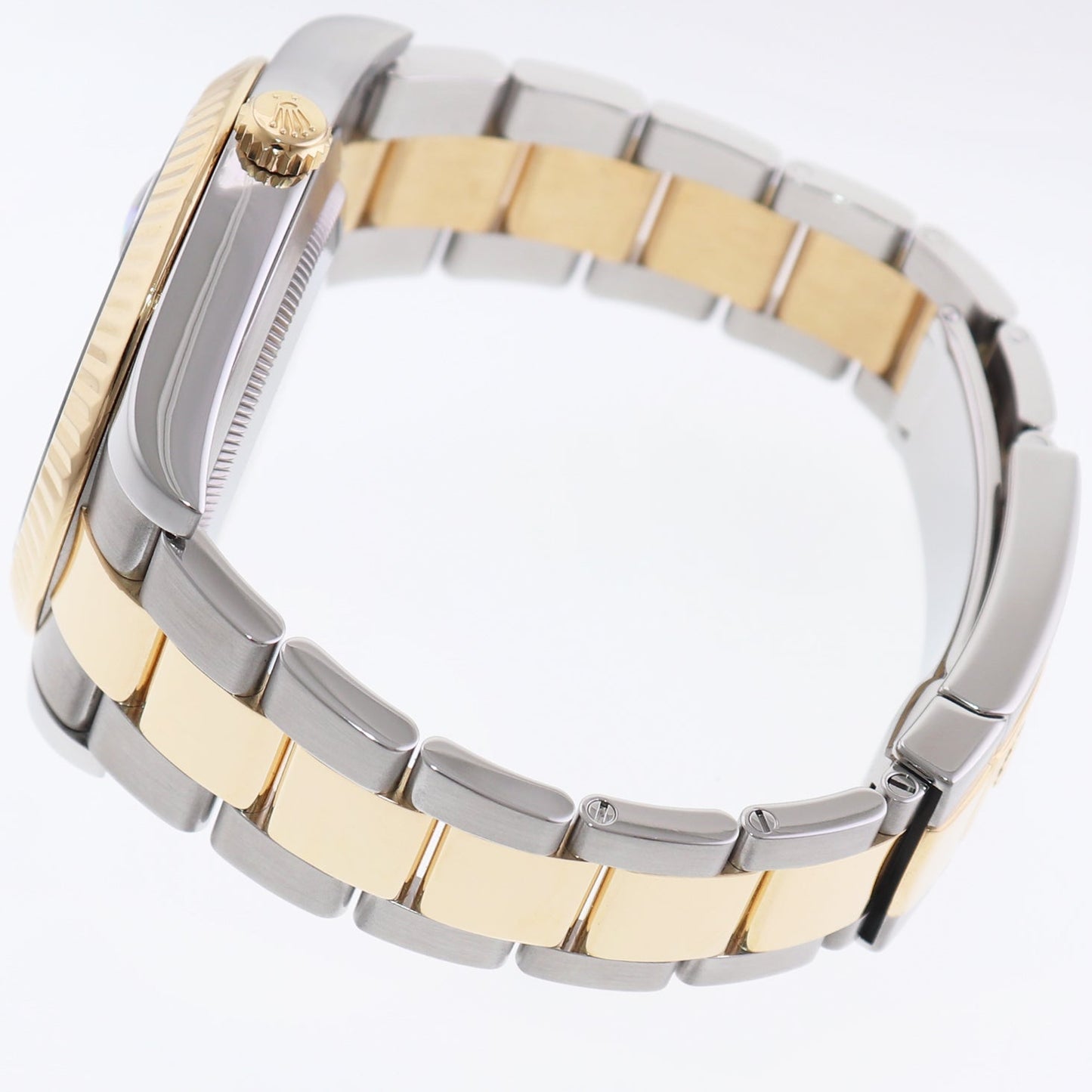 2014 MINT Rolex Datejust II 2 Black Arabic 116333 Two-Tone Yellow Gold Watch Box