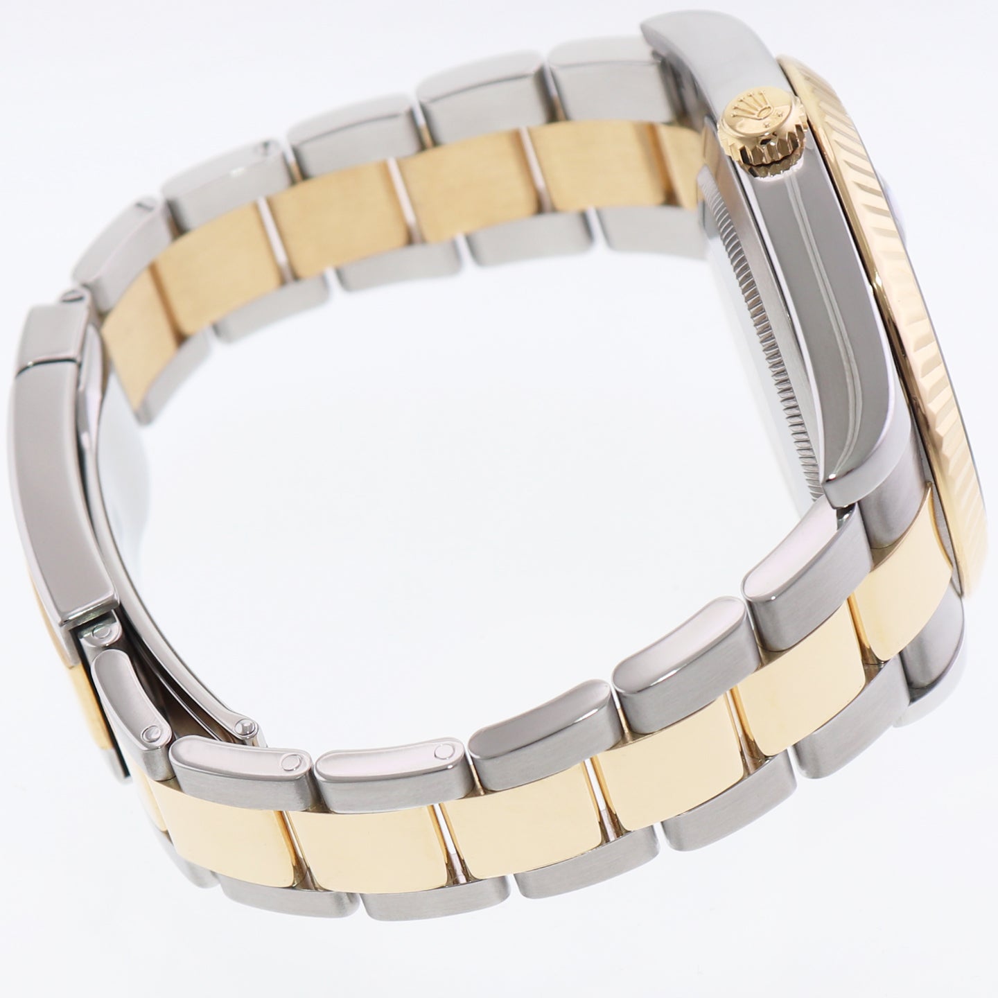 2014 MINT Rolex Datejust II 2 Black Arabic 116333 Two-Tone Yellow Gold Watch Box