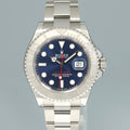 MINT 2023 Rolex Yacht-Master 126622 Steel 40mm Platinum Blue Dial Watch Box