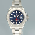 NEW 2021 PAPERS Rolex Yacht-Master 126622 Steel Platinum Blue 40mm Watch Box