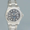 2021 MINT Rolex Yacht-Master 40mm 126622 Stainless Steel Platinum Rhodium Watch Box
